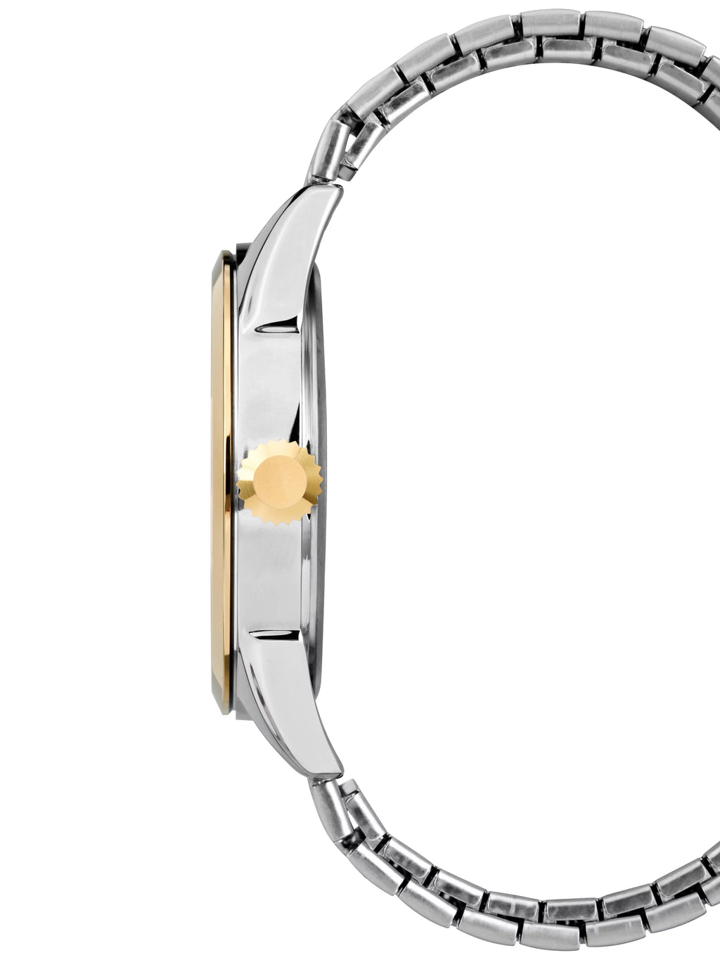 Two-Tone Expansion Men's Watch, Steel Briarwood Band Stainless