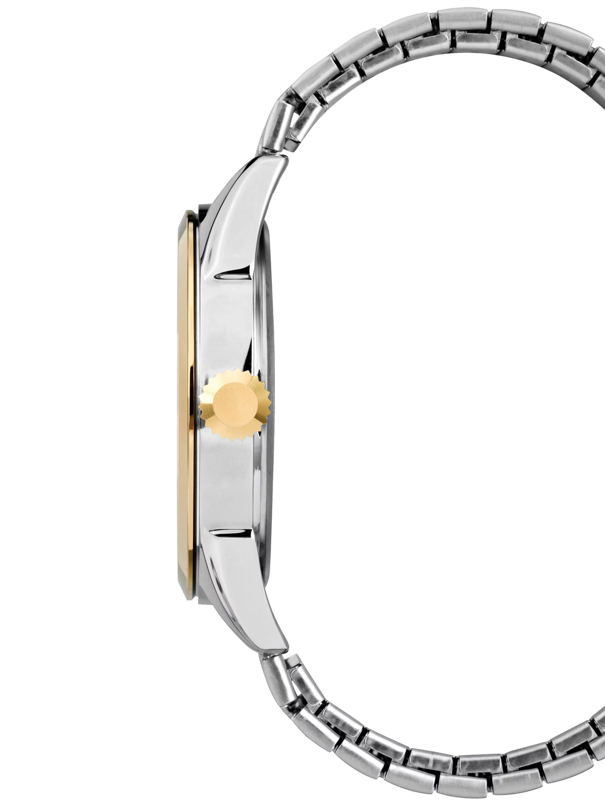 Two-Tone Expansion Men's Watch, Steel Briarwood Band Stainless