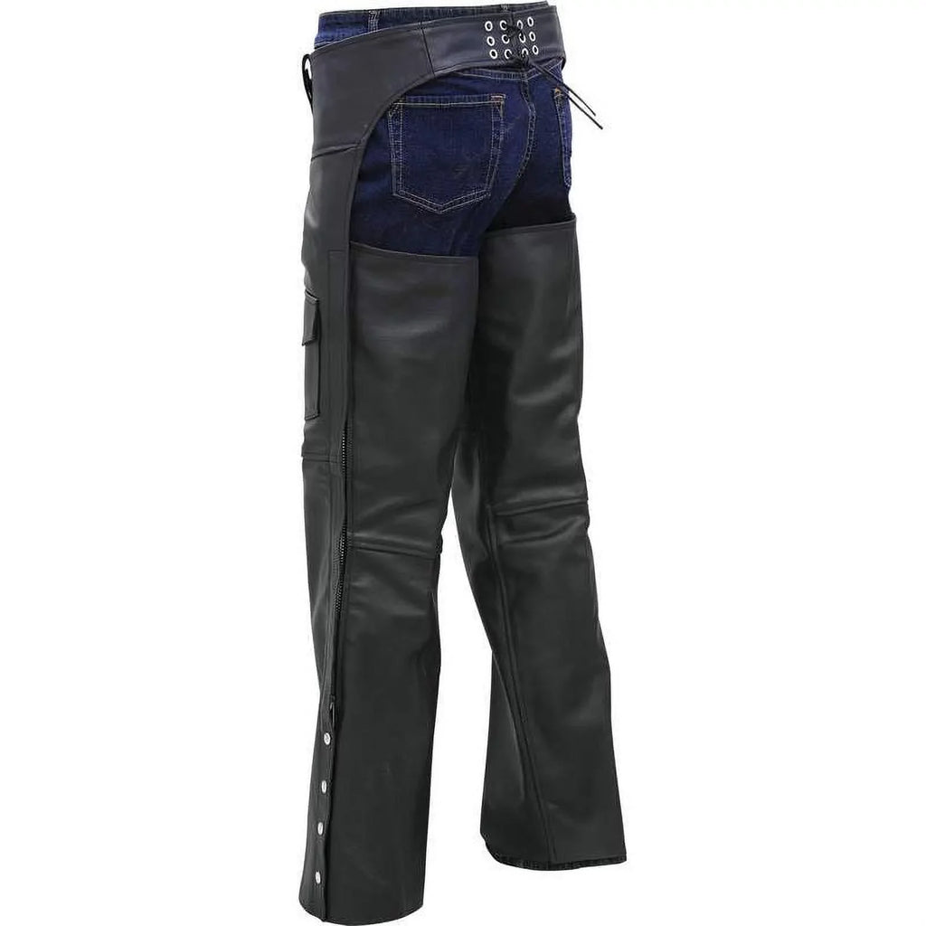Motorcycle Hides Buffalo Mountain Chaps Leather Solid Rocky Genuine