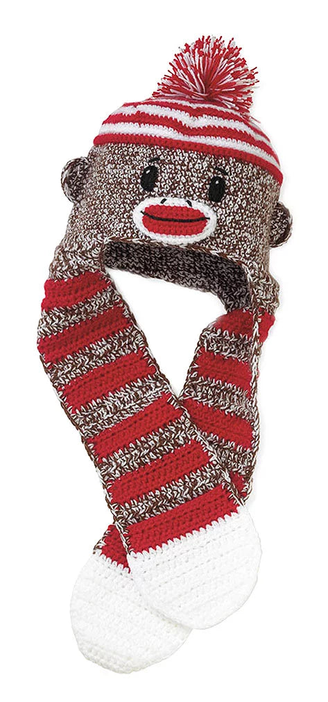 Kid's Hat Hat Diego 6X Monkey San Scarf MULTI Company