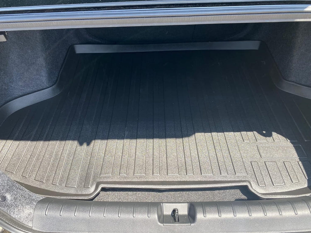 Trunk Trunk Civic Honda to – – Mats Mat – for Weather-Resistant Pre-Cut – Non-Slip Rubber Trunk EACCESSORIES – Sedan Mat for Install with Liner Raised Cars Laser EA Cargo Lip Design Easy Car 2016-2021