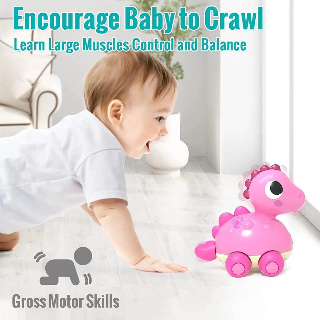 to for Dinosaur Baby 18 Baby Infant Toys Months 1 2, Touch Age Toys for Baby 1 Year Crawling Girl & for Pink Gifts 2 Musical Toys to Girl, Toys Toys - Go Months, Old Light Toy 3 12-18 12 Musical for