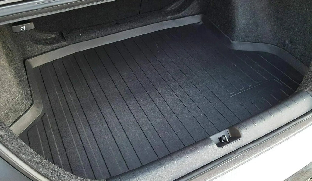 Trunk Trunk Civic Honda to – – Mats Mat – for Weather-Resistant Pre-Cut – Non-Slip Rubber Trunk EACCESSORIES – Sedan Mat for Install with Liner Raised Cars Laser EA Cargo Lip Design Easy Car 2016-2021