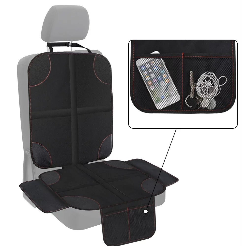 Protector for and Car Seats 2Pack Padding Backing Seat and Child Pet Mesh Thickest Protect Pockets with Baby Non-Slip