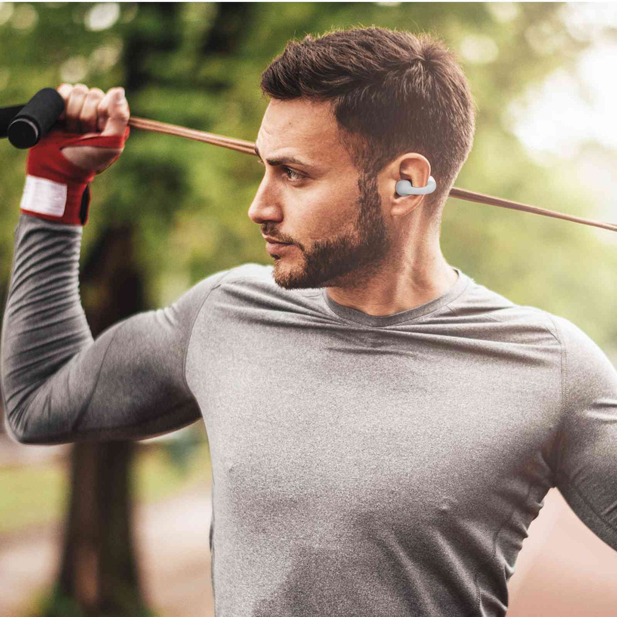 Mic Earbuds for Control Case Earphones Go Wireless with QC3 Stereo Headset Bluetooth Zenfone Built-in Charging ZB500KL Bass Deep Headphones True Gray Premium - in-Ear UrbanX Touch