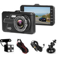 and Cam Camera with iMounTEK Rear IPS Car Dash Dashcams 4in Dual 1080P for Taxi Front Driving for Cars Touch Recorder Screen