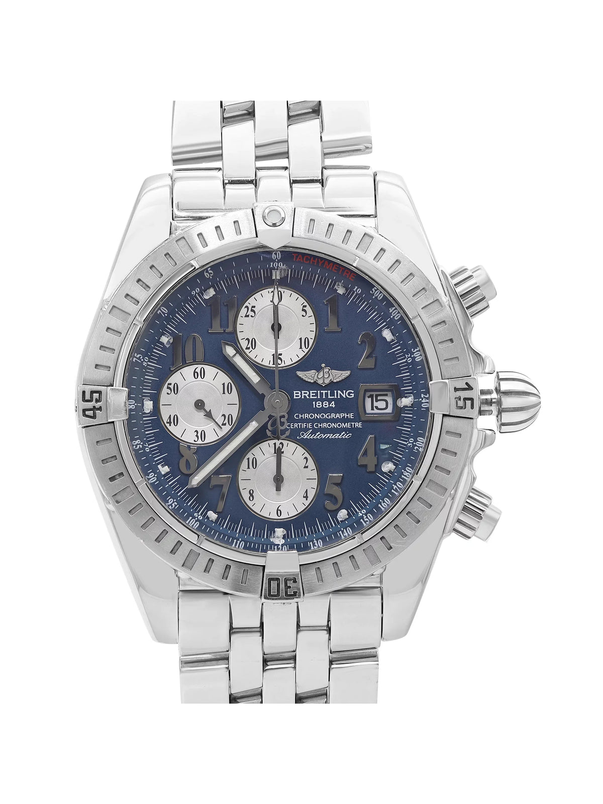 Chronomat Dial Steel Automatic Evolution Breitling Watch Blue A1335611/C647-357A