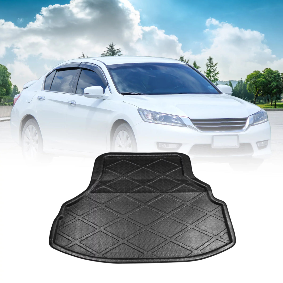 Accord Trunk Liner Honda Floor Cover Rear Boot Black 04-07 Tray Cargo Bargains 7 Mat for Unique