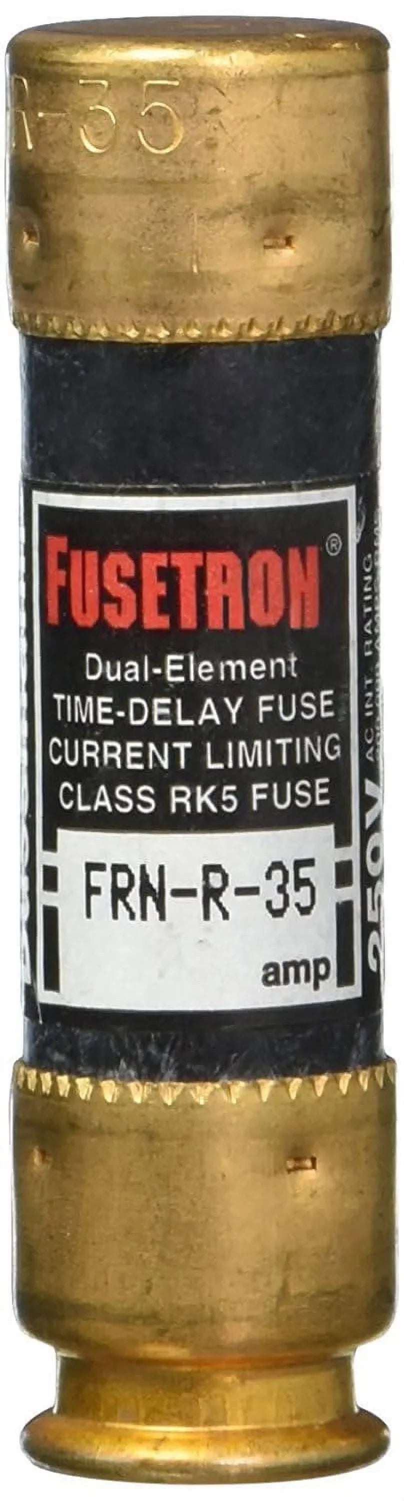 Fuse 250Vac Time Non-Indicating Bussman BP/FRN-R-35 35 Amp Dual-Element Delay