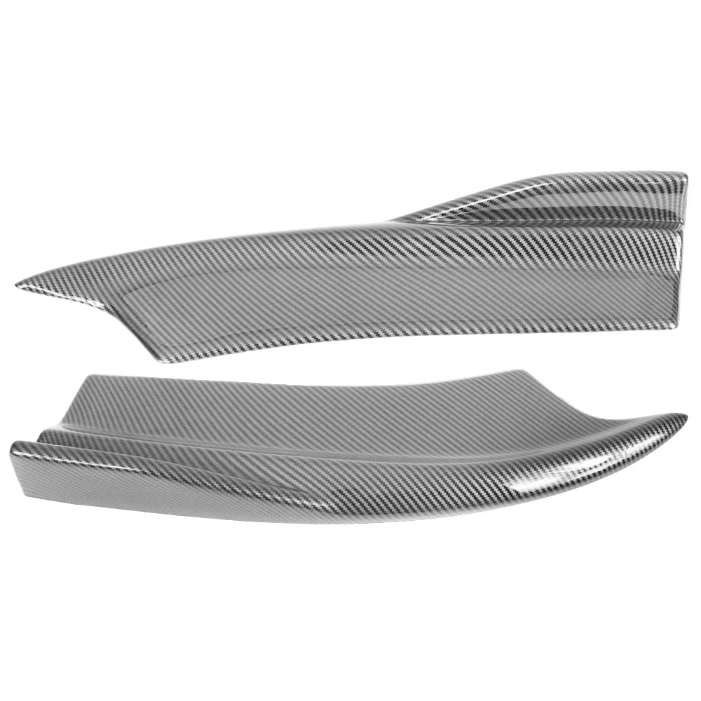 Carbon Print Dodge Motorsports V2 Style Charger Lip Rear with Ikon Bumper Apron Side 15-23 Fiber Compatible