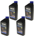 4 OEM, Marine Oil, Yamaha Engine Quarts, Yamalube New 2-Stroke LUB-2STRK-M1-12