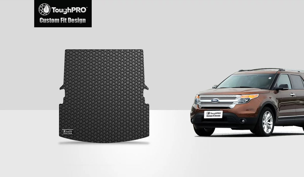 Cargo - - All ToughPRO Compatible (Made 2017 Explorer Black Rubber - Duty Heavy - in with Mat USA) FORD Weather