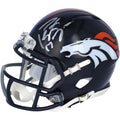Denver Broncos on Fanatics Autographed Riddell Authentic Half Peyton & Denver Signature Speed & Colts Half Manning Helmet Certified Indianapolis - Mini Side -