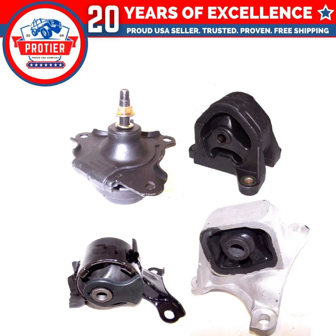 A4549 for A4567 A4332 Motor Civic Trans & 4PCS Replaces A4528 Mount Type-S/Honda 02-06 A4508 2.0 Manual Acura RSX