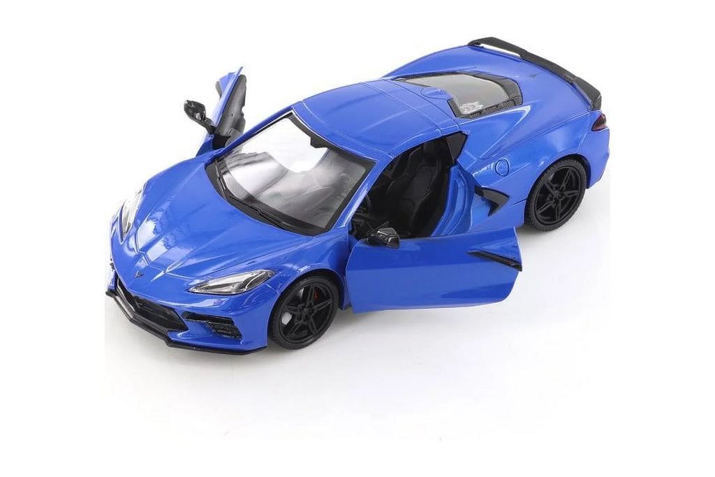 C8 Model 79360/16D Corvette Blue Showcasts 2020 - Stingray, - Chevy scale Toy Car Diecast 1/24