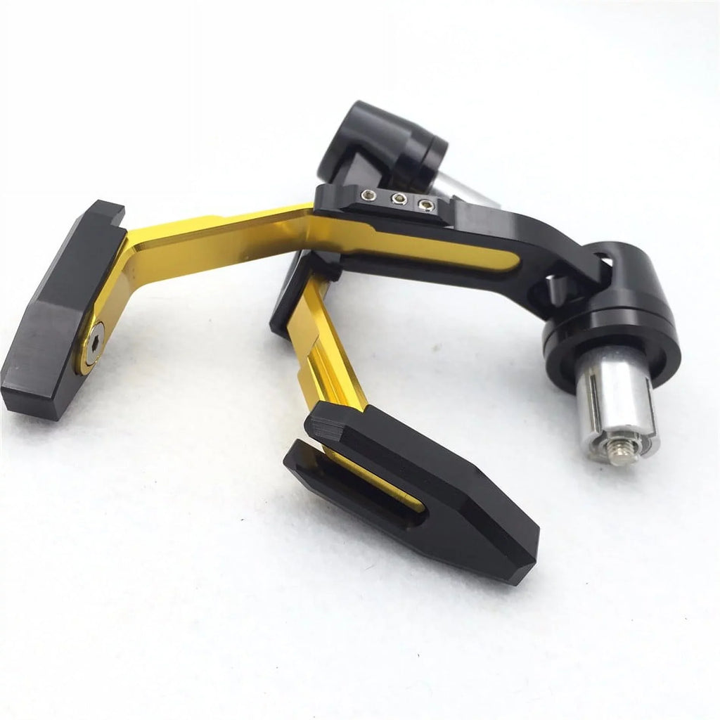 HTT-MOTOR Brake Proguard Black 22mm Guard GSX Motorcycle Total Angel Pro Protect RM Gold Length Aprilia Kawasaki Suzuki Lever DR CNC Adjustable Ninja Clutch Climber Protector For GSXR Hayabusa