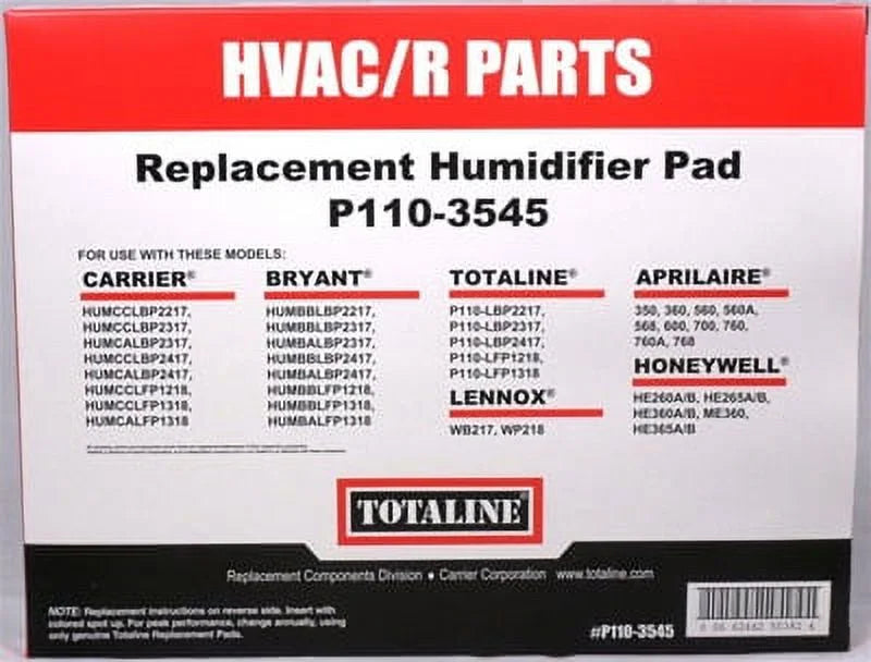 Pad (4 Pack) x 10 1-1/2 13 x Humidifier in in in Aprilaire