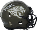 Certified Fanatics Autographed - Mini Riddell Jaguars Sig Jacksonville - Helmet Trevor White Service To 2022 Lawrence Speed Salute Authentic