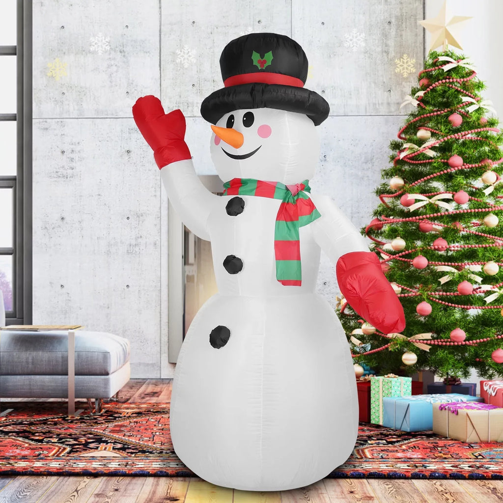 Huge Snowman Snowman, Lawn Holiday Blow Yard for Up Inflatable Light iMountek Winter Holiday Giant Yard 7.9ft Decoration, Christmas Party Up Garden Decor