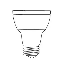 LIGHT AND BULBS LED-PAR20NFL7/930/B/LED Replacement BATTERIES for