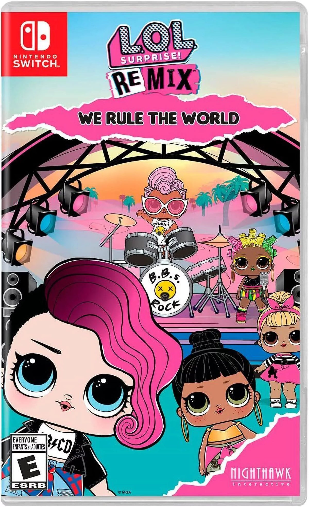 NEW - L.O.L. Rule Surprise! Kids] Remix: Nintendo Switch World The We [Nighthawk