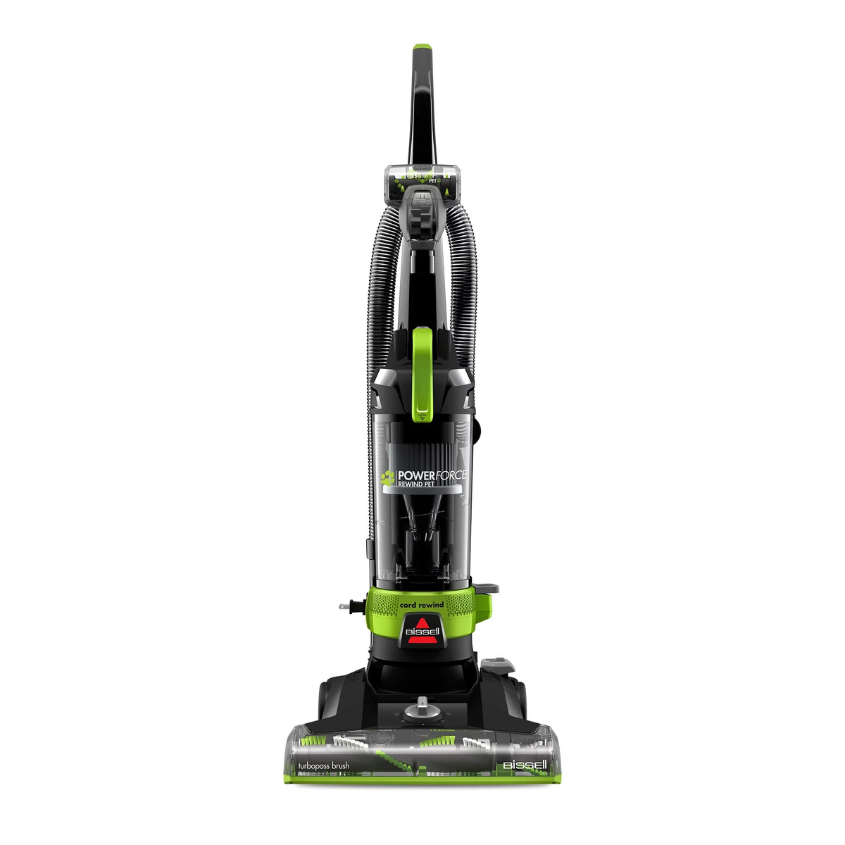 Turbo Upright Pet 3333 PowerForce BISSELL Helix Vacuum Rewind
