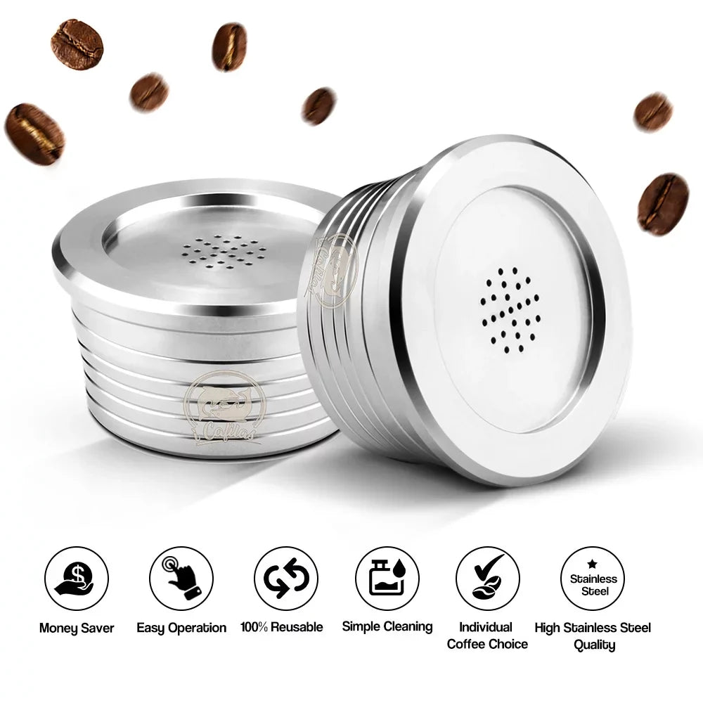 Compatible Suzicca Filter Steel Reusable Capsule Capsules Stainless Delta Reusable Cup with Q Coffee Coffee