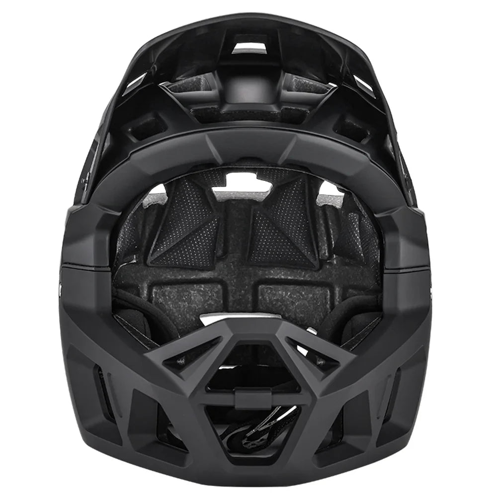 Bike Helmet Dadypet Face Head - 59-61cm Helmet MTB 31 Mountain Adult Full for Vents, Circumference Men/Women, Downhill Visor,