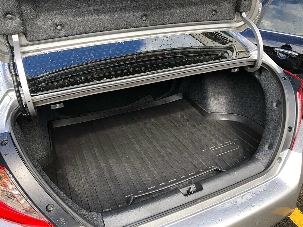 Trunk Trunk Civic Honda to – – Mats Mat – for Weather-Resistant Pre-Cut – Non-Slip Rubber Trunk EACCESSORIES – Sedan Mat for Install with Liner Raised Cars Laser EA Cargo Lip Design Easy Car 2016-2021