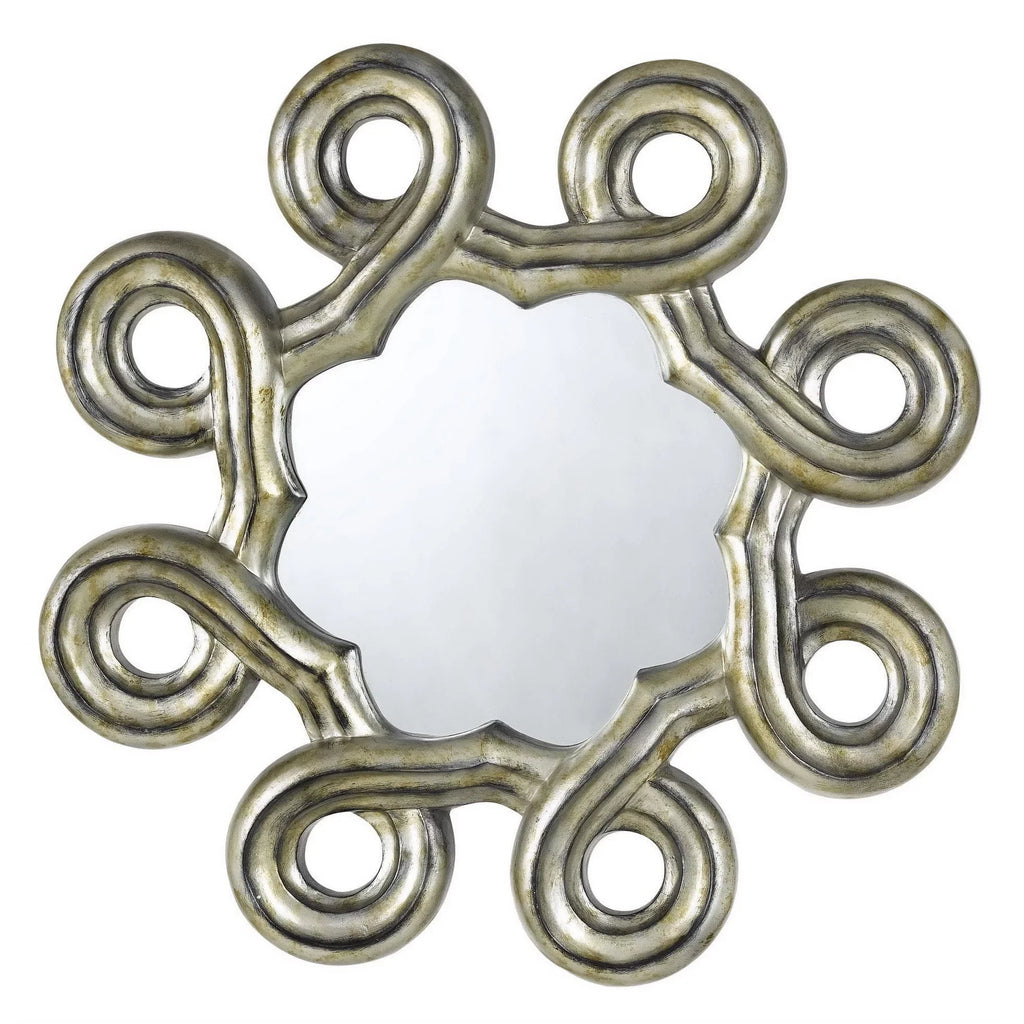 Polyurethane Formia Hexagon Lighting Wa-2155Mir Mirror Beveled Cal Abstract