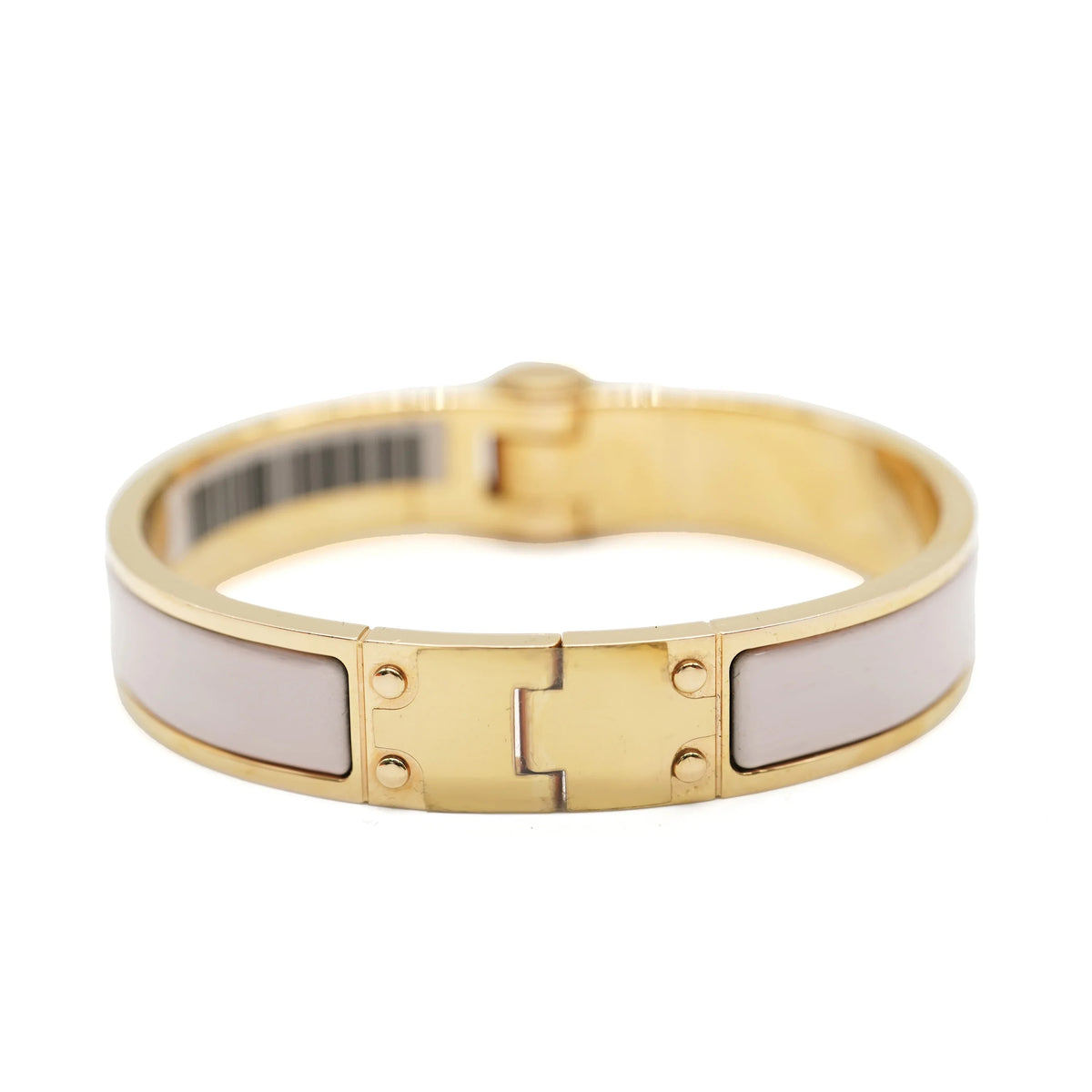 Hinged Narrow Charniere Hermes Candeur Pre-Owned Uni Rose In Bracelet