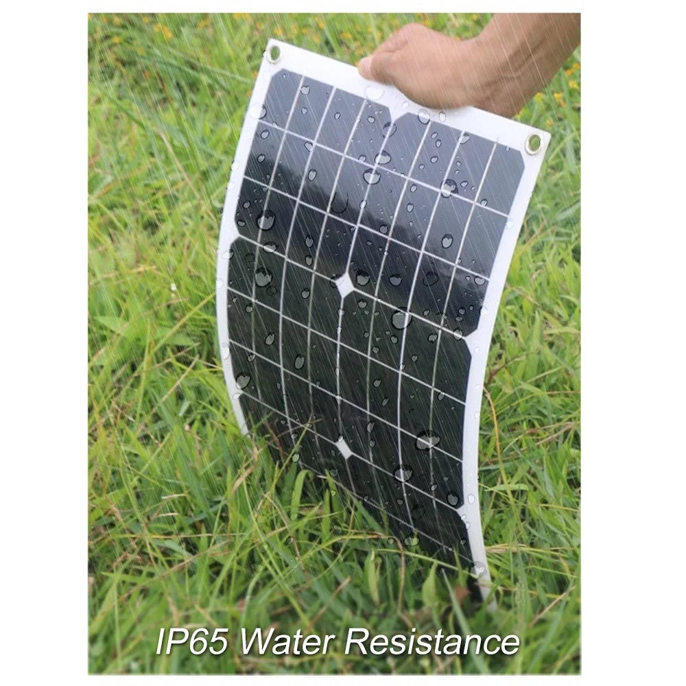 Pinnaco Resistance Solar USB 5V/18V USB Resistance Output Output Solar Dual Panel,Solar Panel Dual 50W Solar Car IP65 2 IP65 DC Solar 12V/24V QISUO Panel 5V/18V Water Water 5V/18V PWM 12V/24V DC Dual