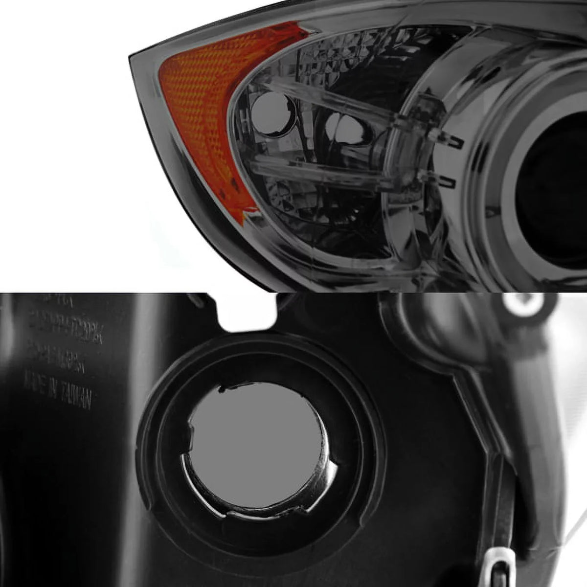 BMW Projector BMW 3-Series BMW LED Fits Fits 2006 Smoked 2007-2008 Sedan 06-08 Headlights E90 [Eye 325 328, Halo Lid] select: