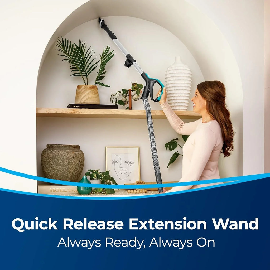 3197A Bissell Pet Cord vary),Black Wand, Cleaner, Reach Rewind with Release Swivel Steering Automatic and Quick (Color Rewind, CleanView may Vacuum Swivel