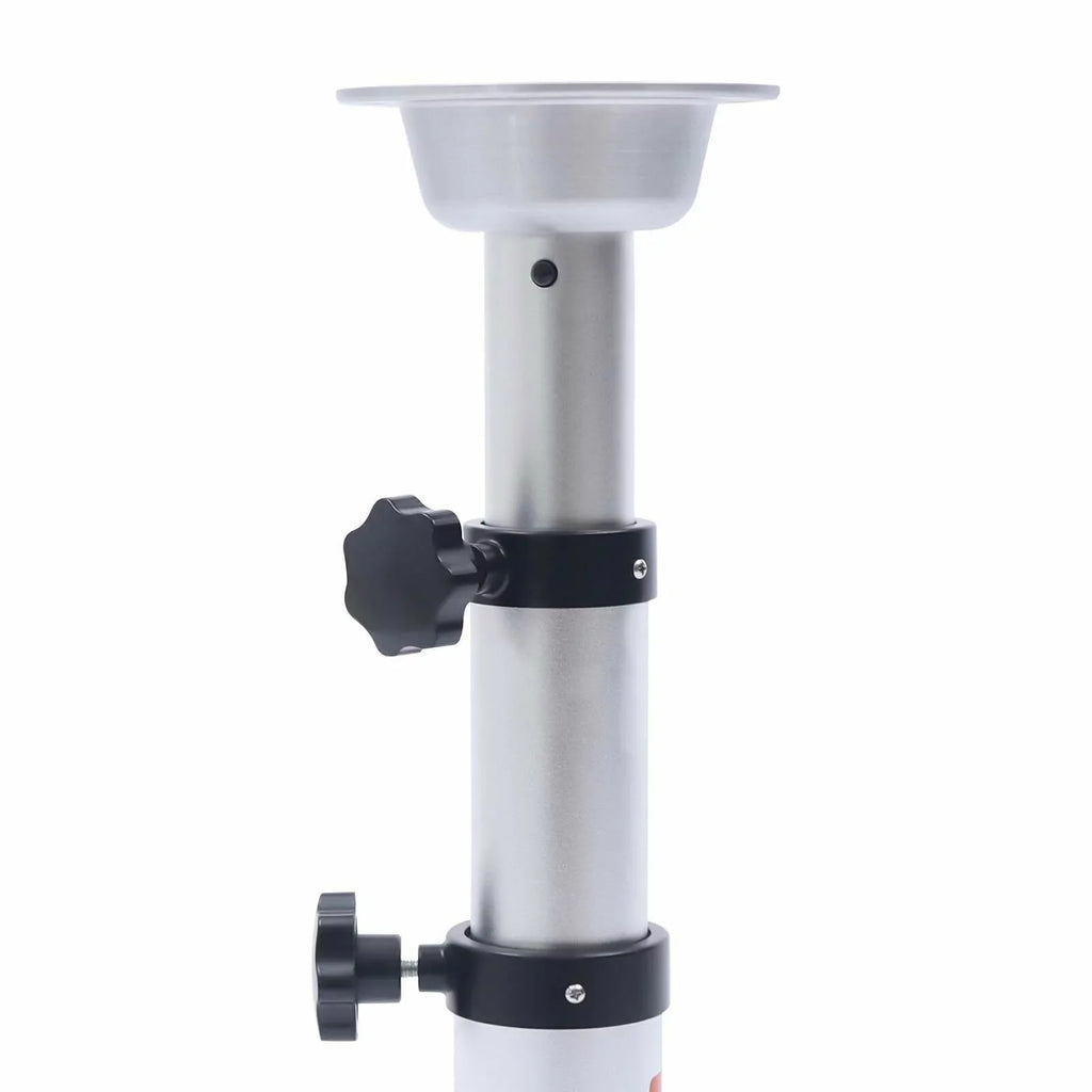 Removable Frame Mount Camper RV Pedestal Marine Base Miumaeov Alloy Aluminum Thickened Table Boat Caravan Stand for Motorhome 16.9"-29.1"Adjustable Table Leg