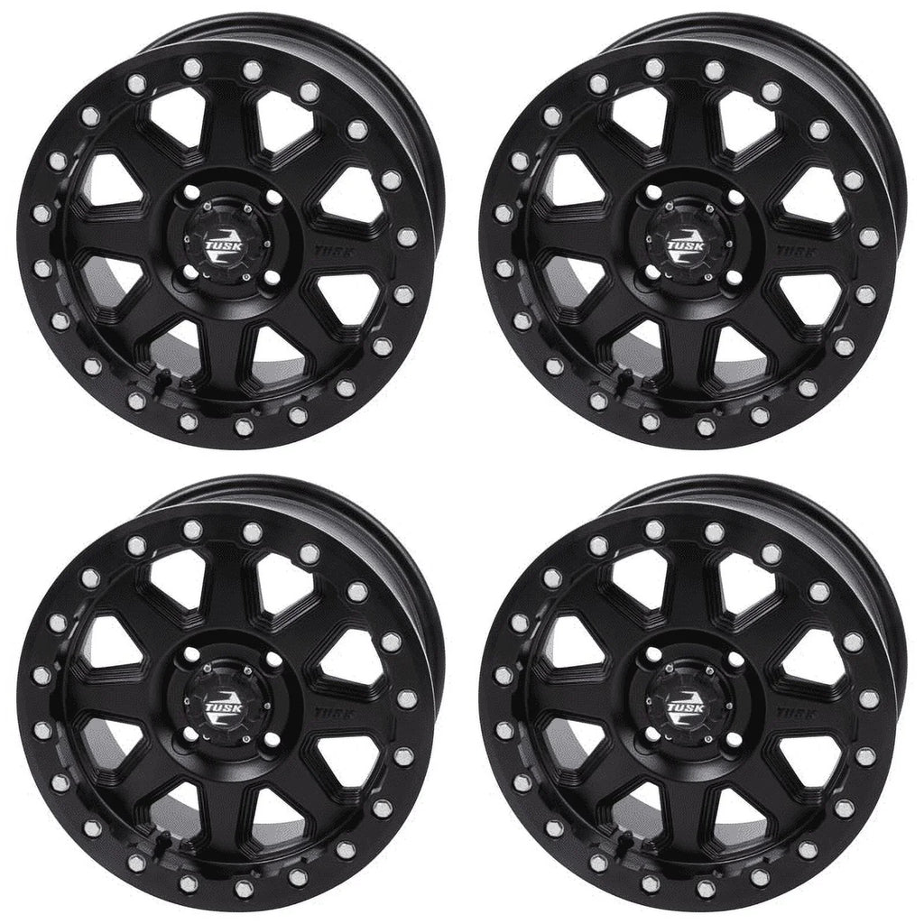 Pack) 15X7 (4 4/137 Black Xt 2020-2023 Tusk Pro Wheel 2.0 Uinta For + 5.0 Defender Hd10 Matte Beadlock Can-Am