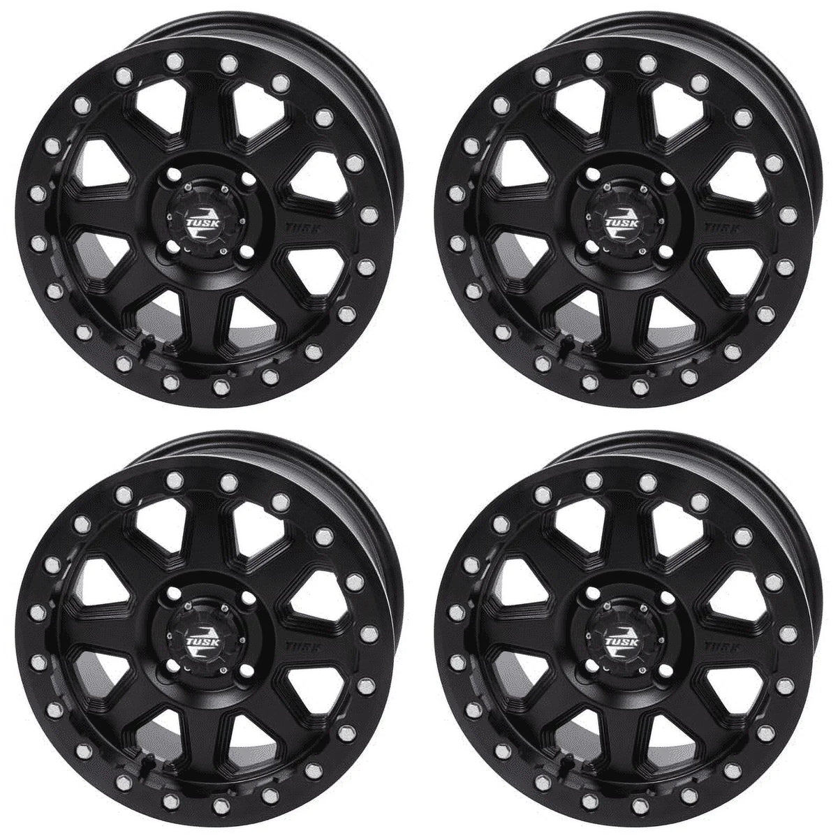 Pack) 15X7 (4 4/137 Black Xt 2020-2023 Tusk Pro Wheel 2.0 Uinta For + 5.0 Defender Hd10 Matte Beadlock Can-Am
