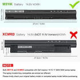 5558 GXVJ3 Battery 5451 K185W for Inspiron 3451 5555 5551 Laptop 5559 M5Y1K