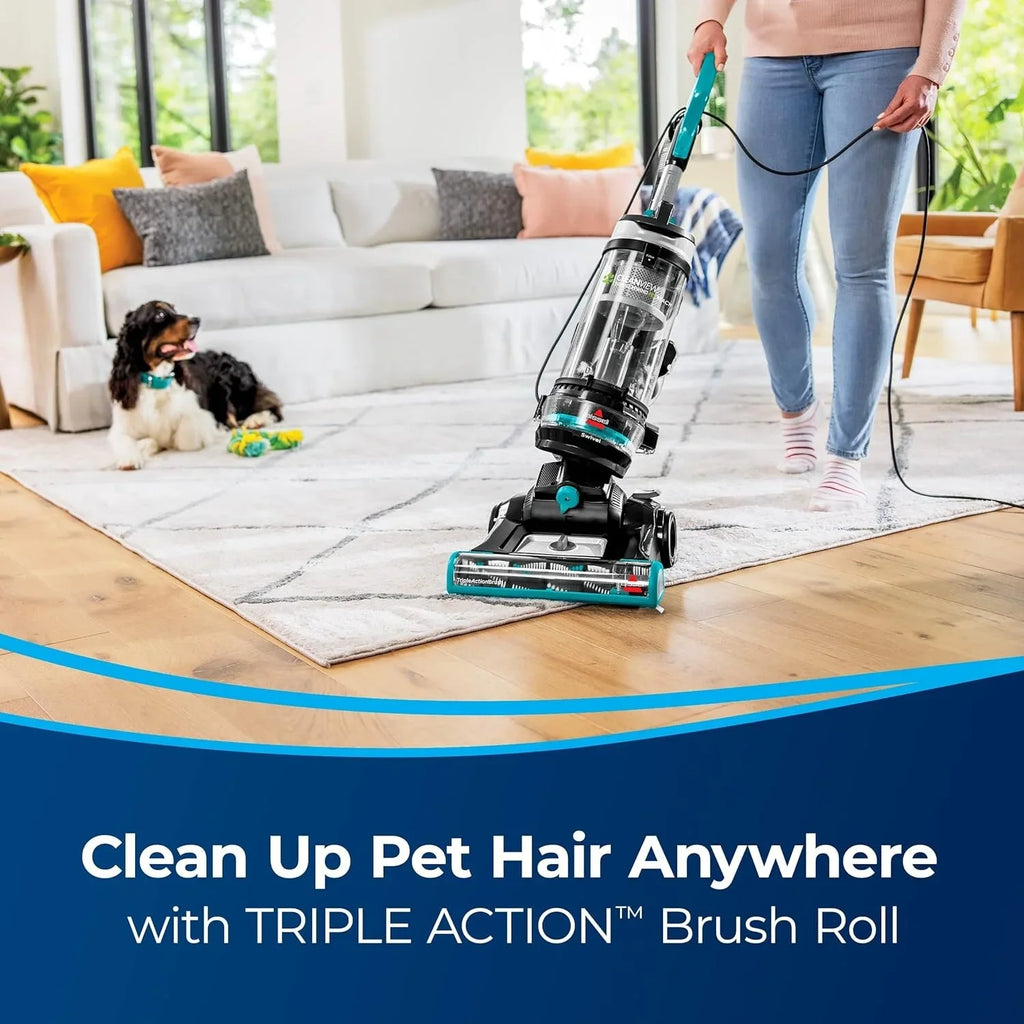 3197A Bissell Pet Cord vary),Black Wand, Cleaner, Reach Rewind with Release Swivel Steering Automatic and Quick (Color Rewind, CleanView may Vacuum Swivel