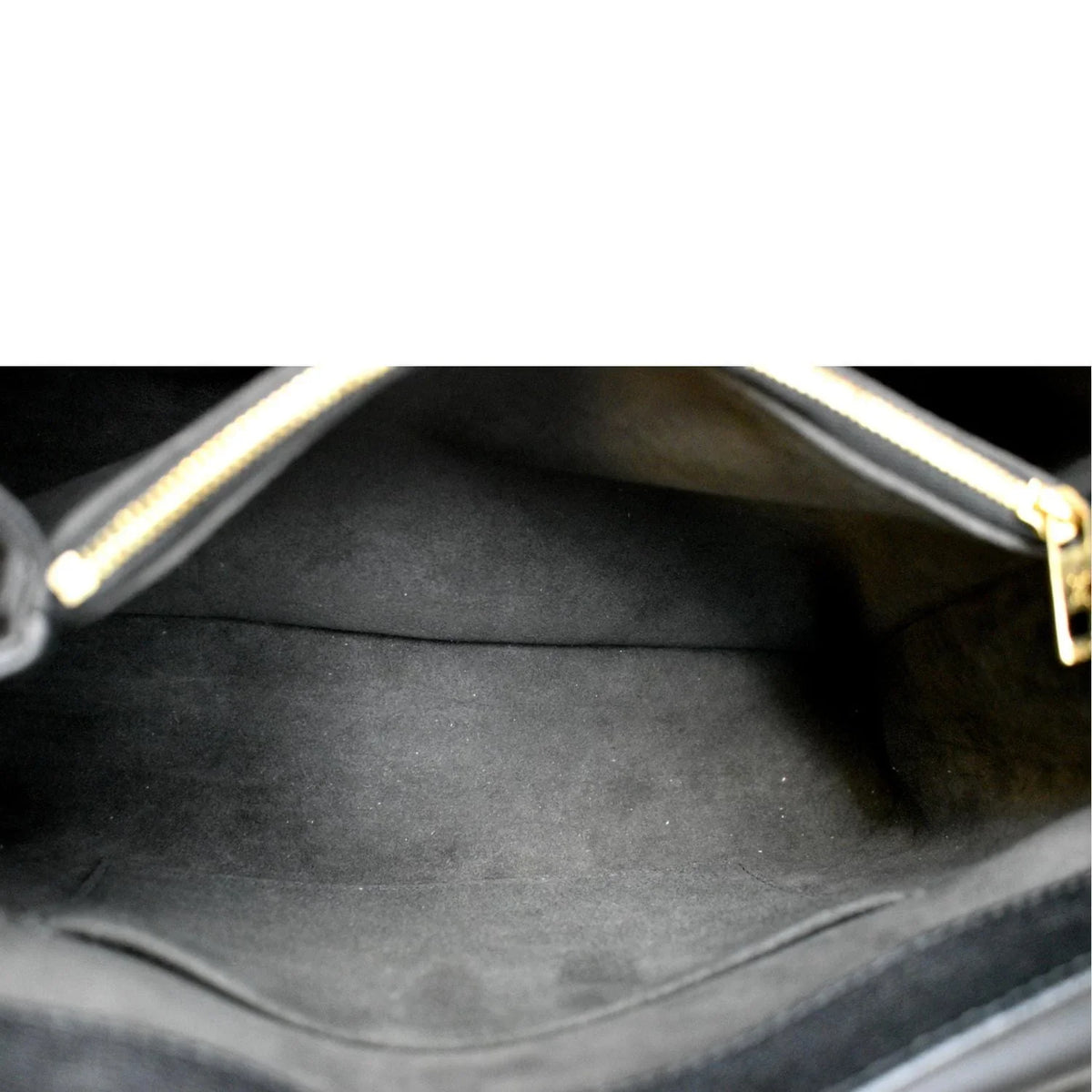 Shoulder Pre-owned One Leather Black Very Monogram Bag VUITTON Handle LOUIS