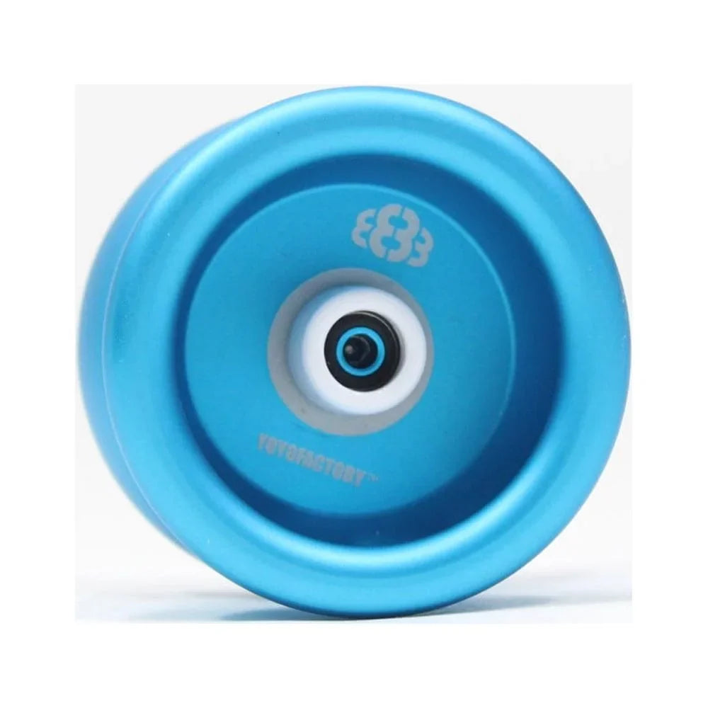 '- YoYofactory Hub Mono-Metal - 888 Stack OG Yo-Yo YoYo (Aqua)