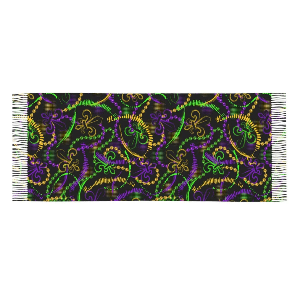 For Bingfone Shawl Women Scarf Cashmere Feel Warm Soft Neon Scarves Mardi Elegant Gifts- Winter Wrap Gras Large Art Print