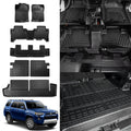 Mat+Floor Liner Row Mats+Trunk Seats 2013-2023 Backrest 7 Trunk Mats) (3rd Mat Toyota Cargo Fit 4Runner