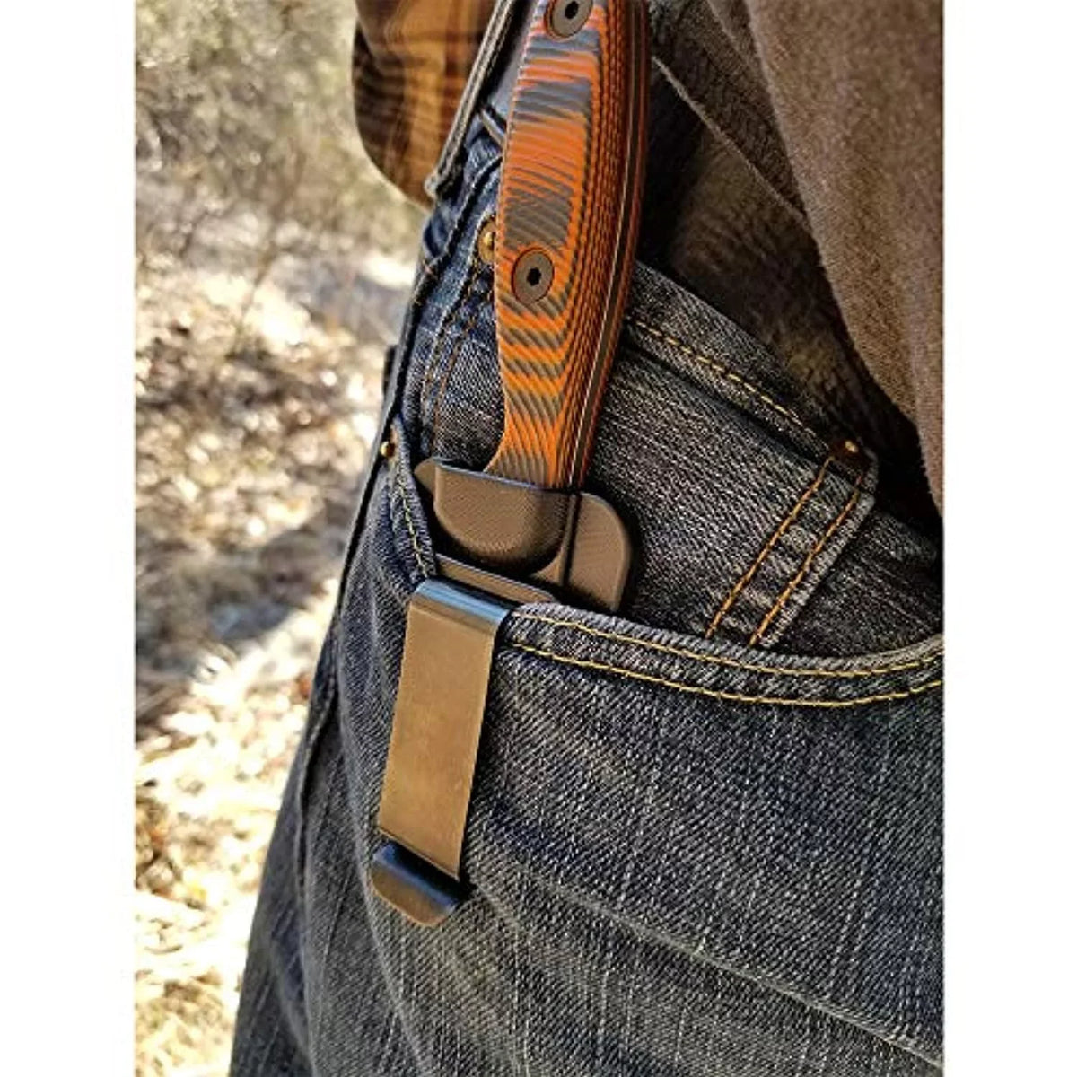 Orange/Black S35VN Fixed Blade Knife Stainless Xancudo ESEE Knives G10 XAN2-006 Steel &