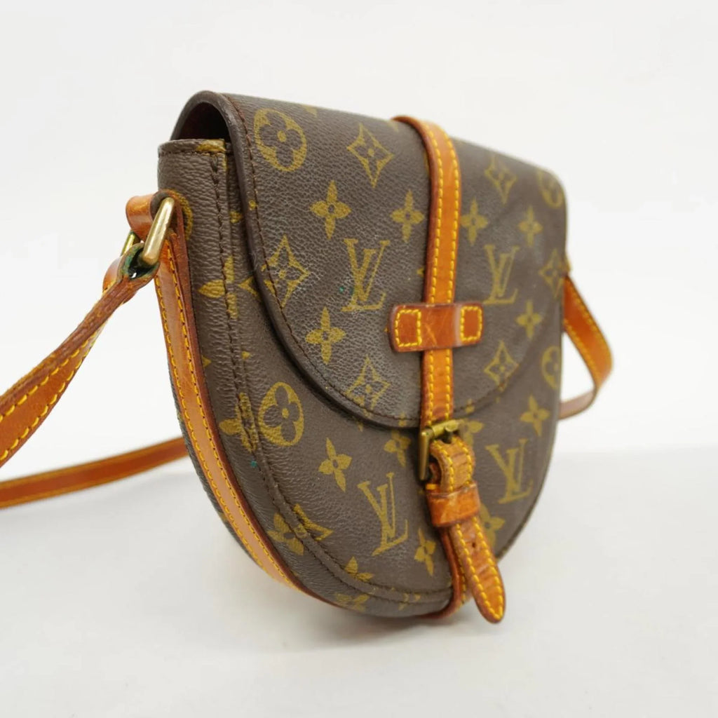 Bag Monogram Shoulder Pre-Owned Louis PM (Good) Ladies Brown Chantilly M40646 Vuitton