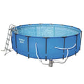 Steel Frame Family (Open Max Pro Steel Pool Box) Size Swimming Round Bestway