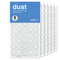 MERV AIRx 6-Pack AC Replacement Air Filter, Filter Filters Furnace 8 16x30x1 Pleated Dust
