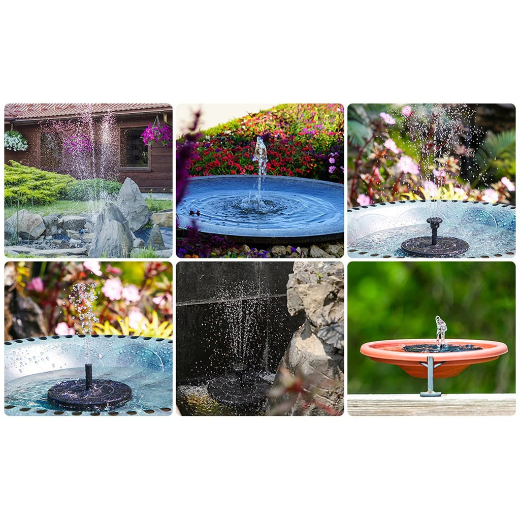 Bath YHAIOGS Bird Decor Pump Bath Garden Freestanding Water Floating Solar Pump Bird Solar
