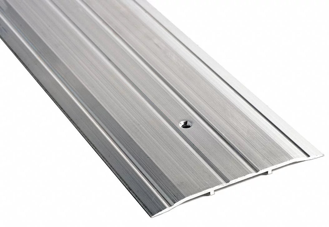 613-36 National Threshold,36in.L,Fluted,6in.W Saddle Guard