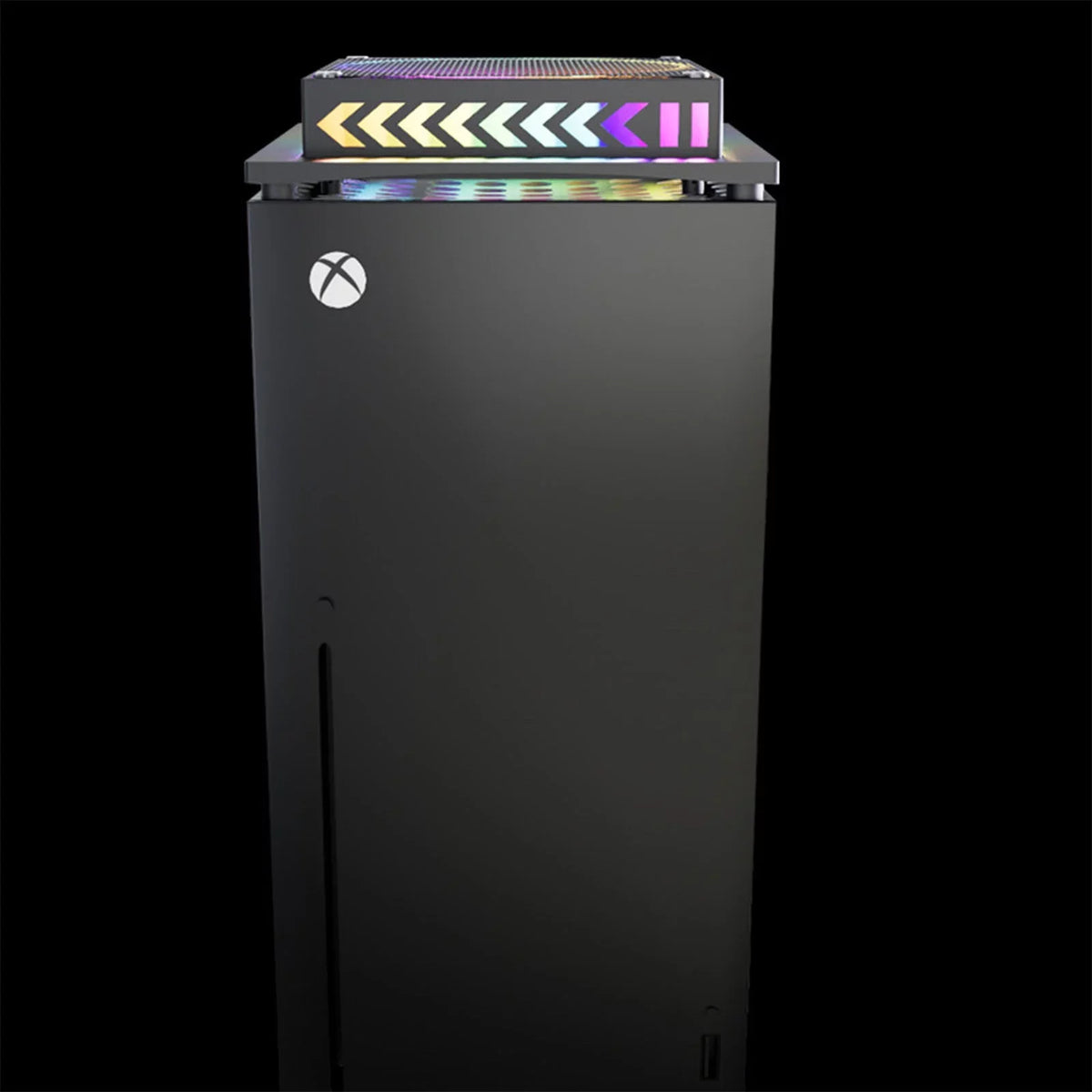 Series System Fan Noise Top for with Fan Xbox Low X OFOCASE Cooler LED Cooling Light Filter Black Dust with